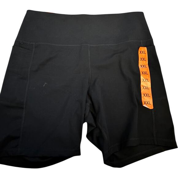 Jockey Women's Contour Bike Short Activewear Size XXL Black Side Pockets, NWT - Picture 1 of 4